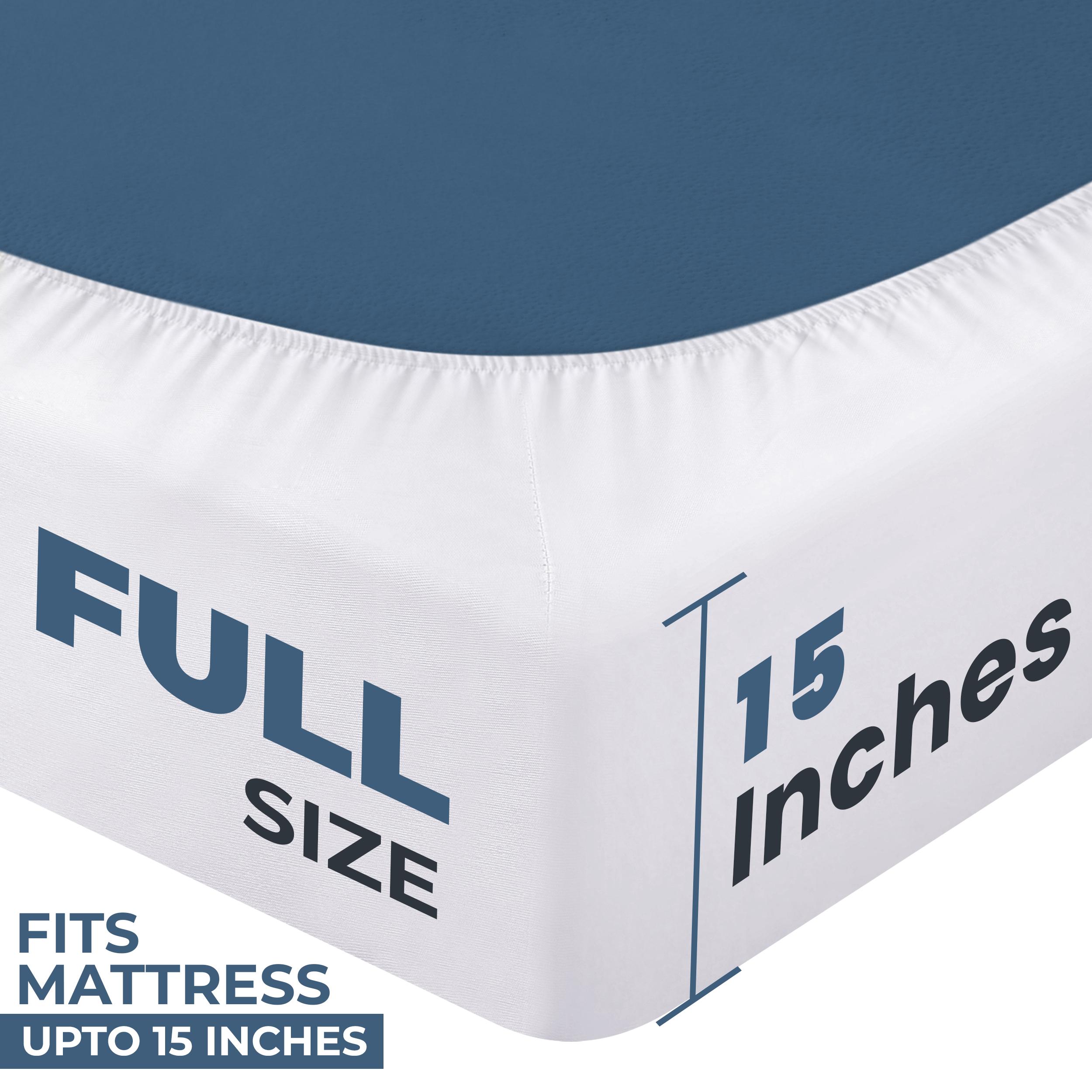 Utopia Bedding Waterproof Terry Mattress Protector, 200 GSM, Terry Cover, Breathable & Stretchable Pockets