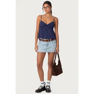 Chiara Denim Micro Skirt