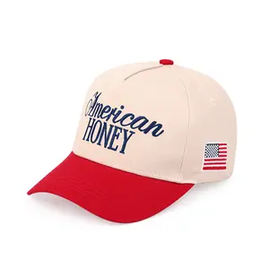 American Honey  USA Flag Embroidered Baseball Cap Women’s