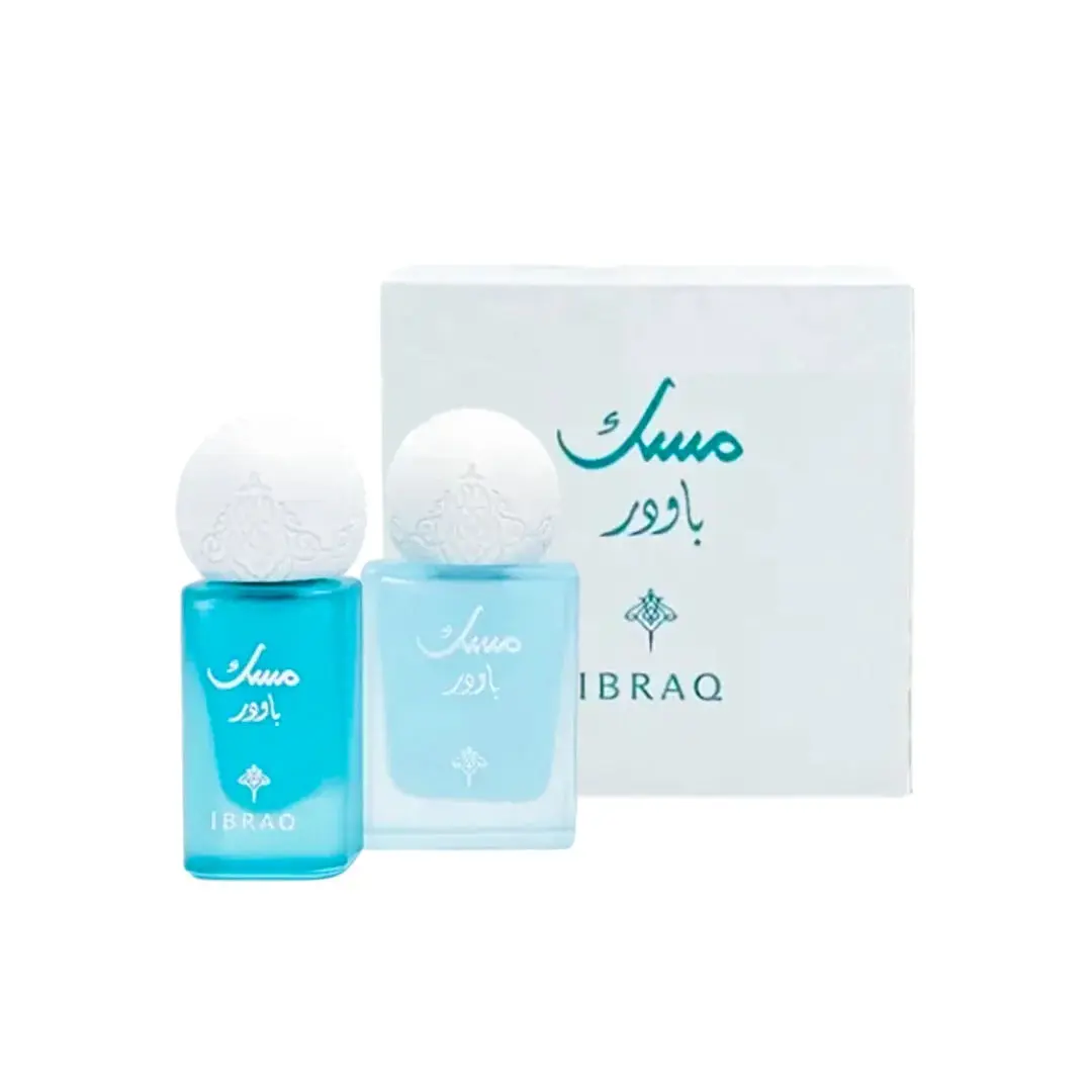 Unisex Musk Mini Fragrance Powder Set, 10ML + 6ML, Fragrance Perfumes with Aromatic Scents, Captivating Scent Cologne Musk