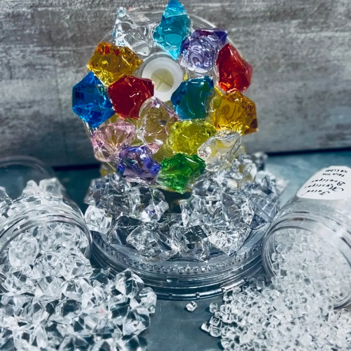 Faux Ice Cubes for Tumblers & Crafts