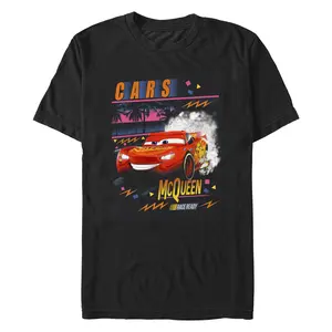 Men's Cars Retro McQueen Ready T-Shirt