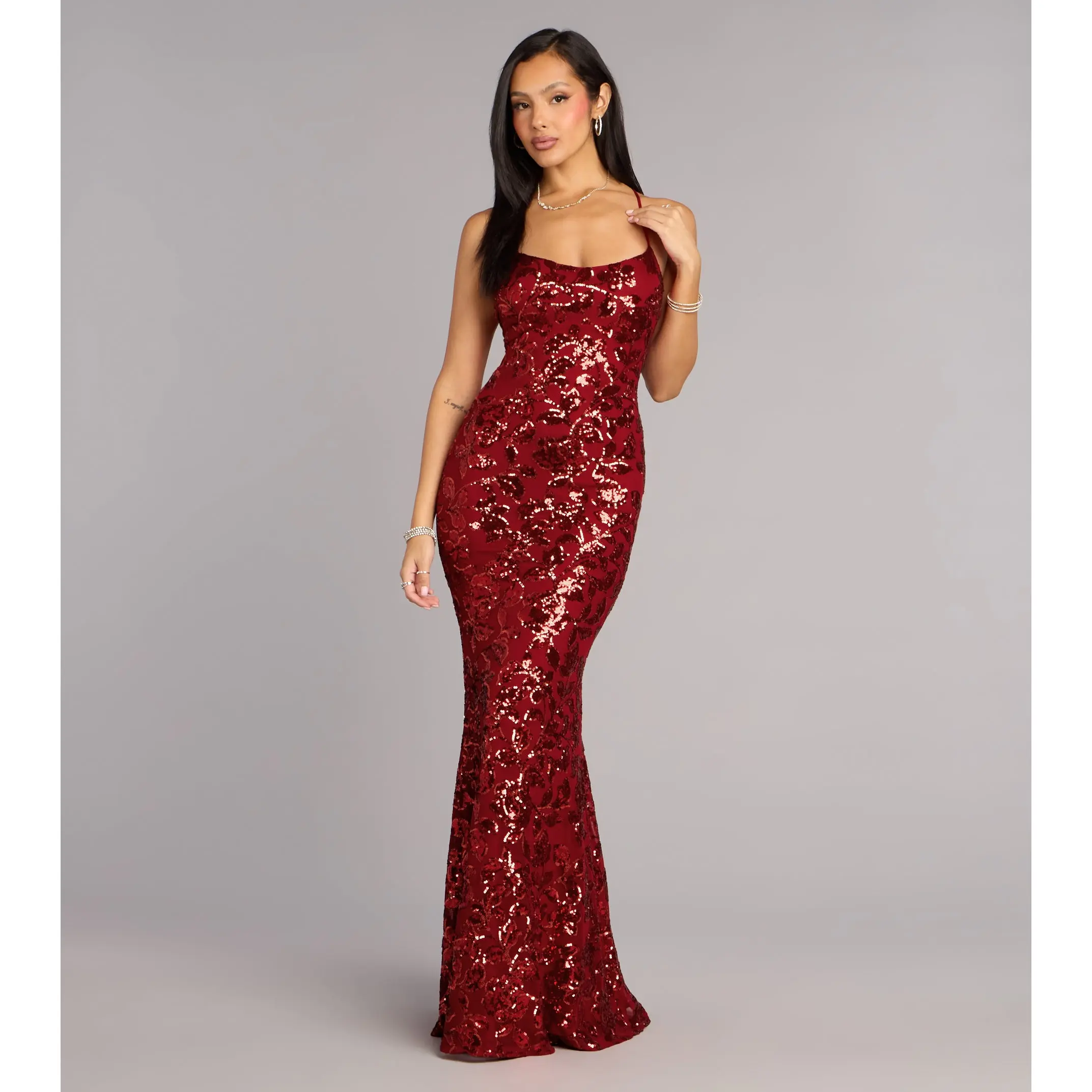 Betty Sequin Strappy Mermaid Formal Dress - TikTok Shop Betty Sequin Strappy Mermaid Formal Dress - TikTok Shop