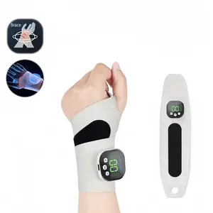 Hand Massager Wrist EMS Pulse Therapy – 3-in-1 vibration and heating for hand pain, arthritis, and stress relief; wireless portable heated massager for hands and feet; suitable for home, office, and travel; at-home hand care; comfortable for the office