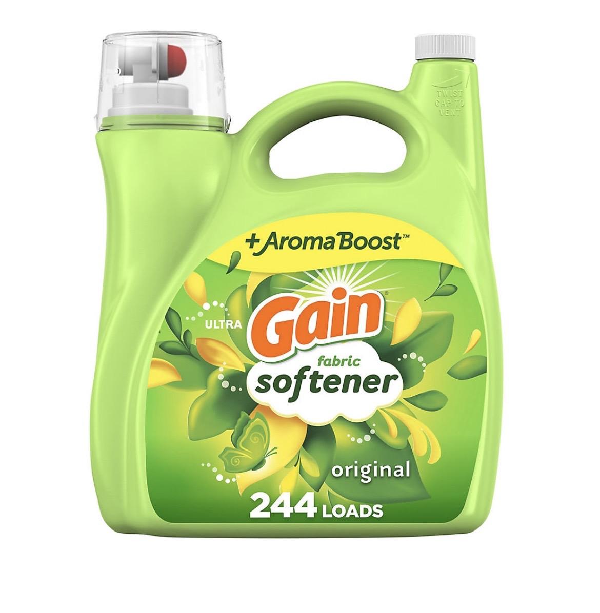 Gain Original Ultra Concentrated Liquid Fabric Softener, 165 fl. oz