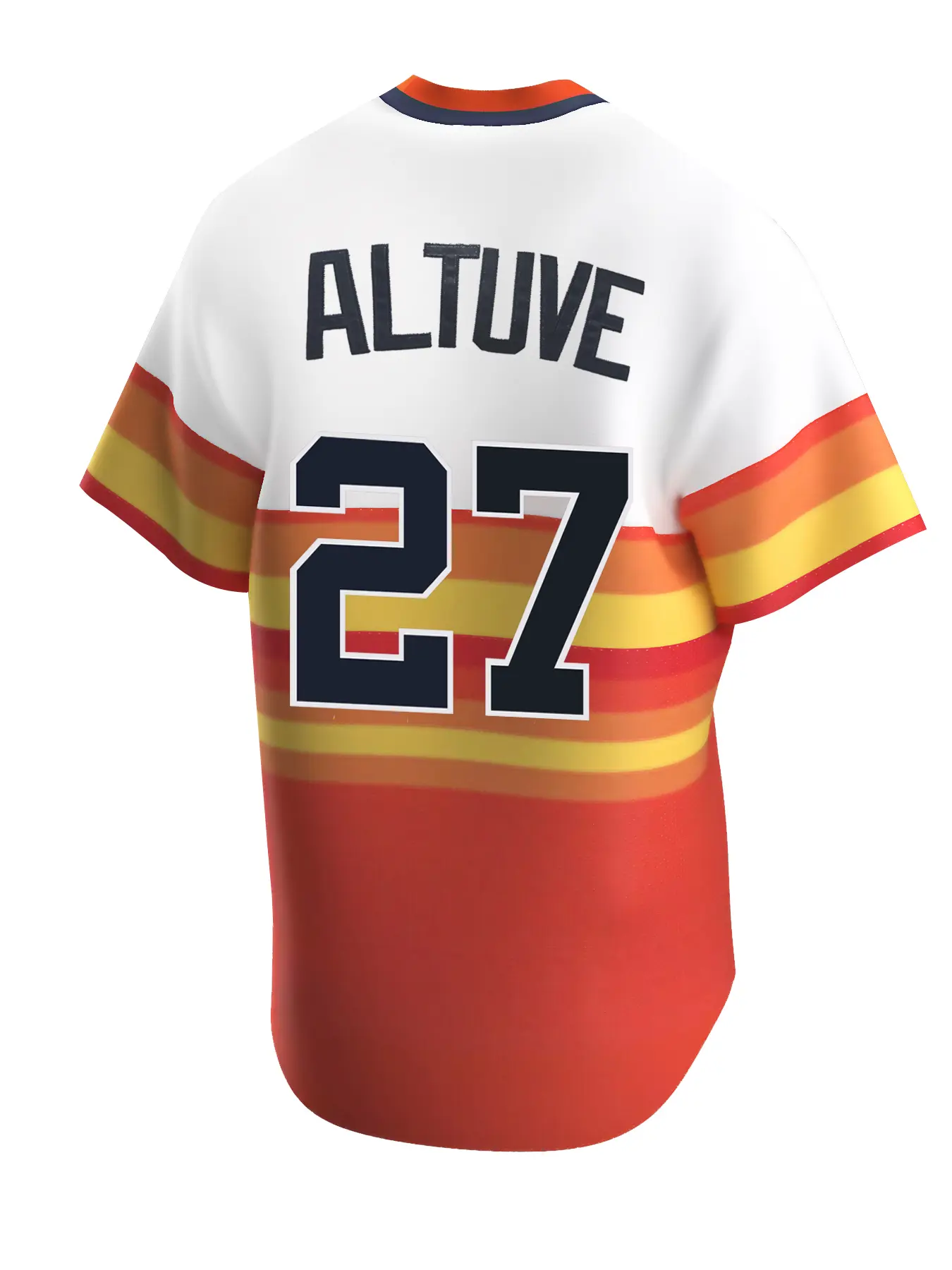 Men's Rainbow Vintage Embroidered Baseball Jersey, Stylish Jersey, Sporty V Neck Short Sleeve Loose Fit Training Tee for All Seasons Sports Top, Sports Clothing