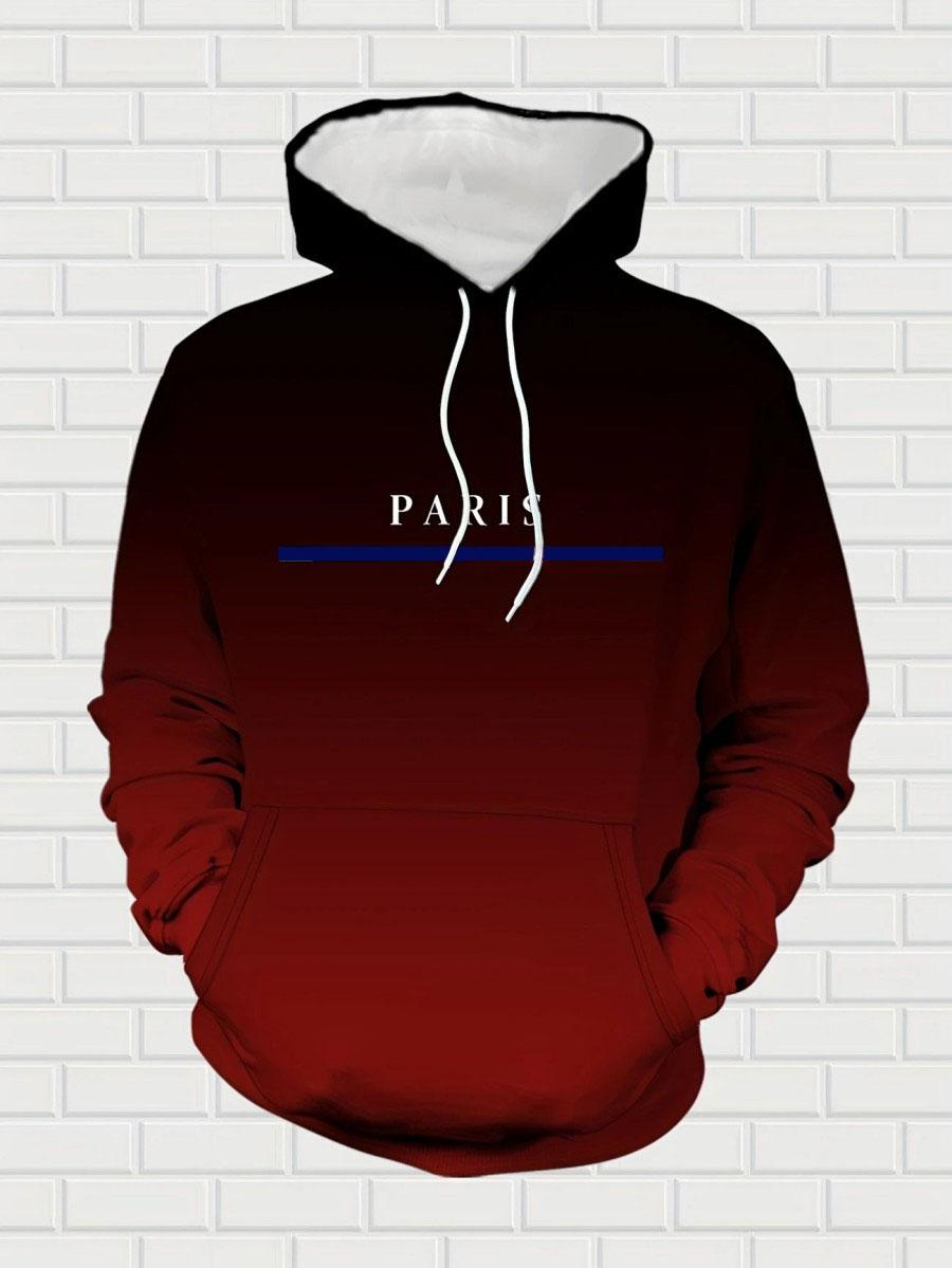 Trendy velvet hoodie set with personalized patterns, simple, versatile, and casual, perfect for everyday wear