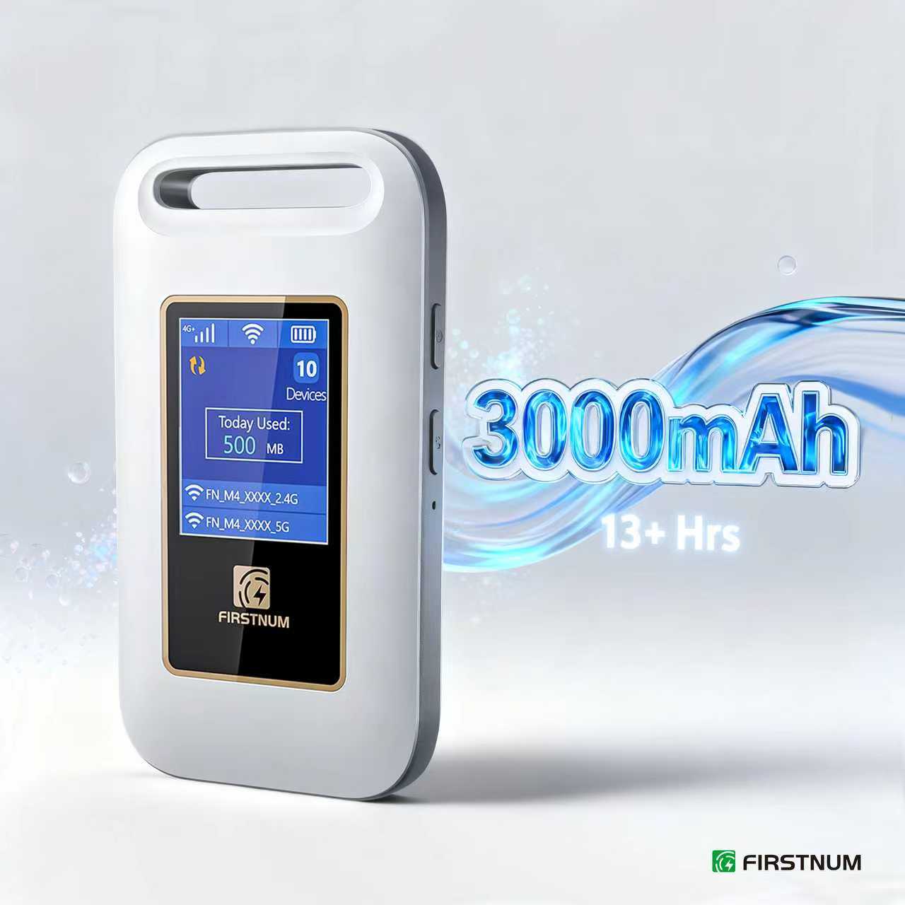 2026 FIRST NUM Portable WiFi No SIM No Contract Perfect for Travel and Outdoor Portable Multi-Carrier WiFi Hotspot mobile  wifi wifi hotspot device
