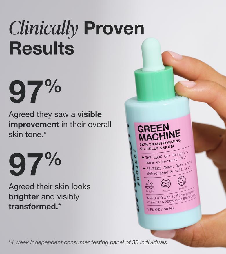 INNBEAUTY PROJECT Green Machine Serum - Dark Spot Corrector with Vitamin C, Azelaic Acid, & 15 Superfoods for Radiant Skin INNBEAUTY PROJECT Green Machine Serum - Dark Spot Corrector with Vitamin C, Azelaic Acid, & 15 Superfoods for Radiant Skin
