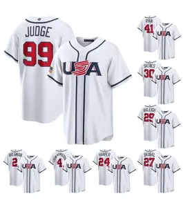 2026 USA Baseball Jersey, Classic US Baseball Jersey, Perfect for Game Day & Street Style, Men’s Women’s Sports Jersey