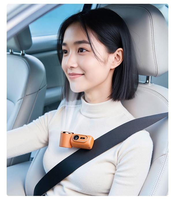 Mini Portable Handheld Clip Fan, 3-in-1 Rechargeable 3000mAh Battery, 5 Speeds, 180° Adjustable Airflow, USB Cooling, Perfect for Travel, Office, and Personal Use - Protection