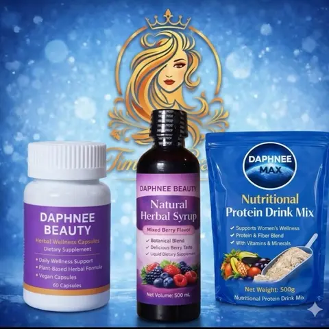3 in 1 Daphnee Beauty Game  nutritional protein nutritional syrup berry nutritional maca capsule