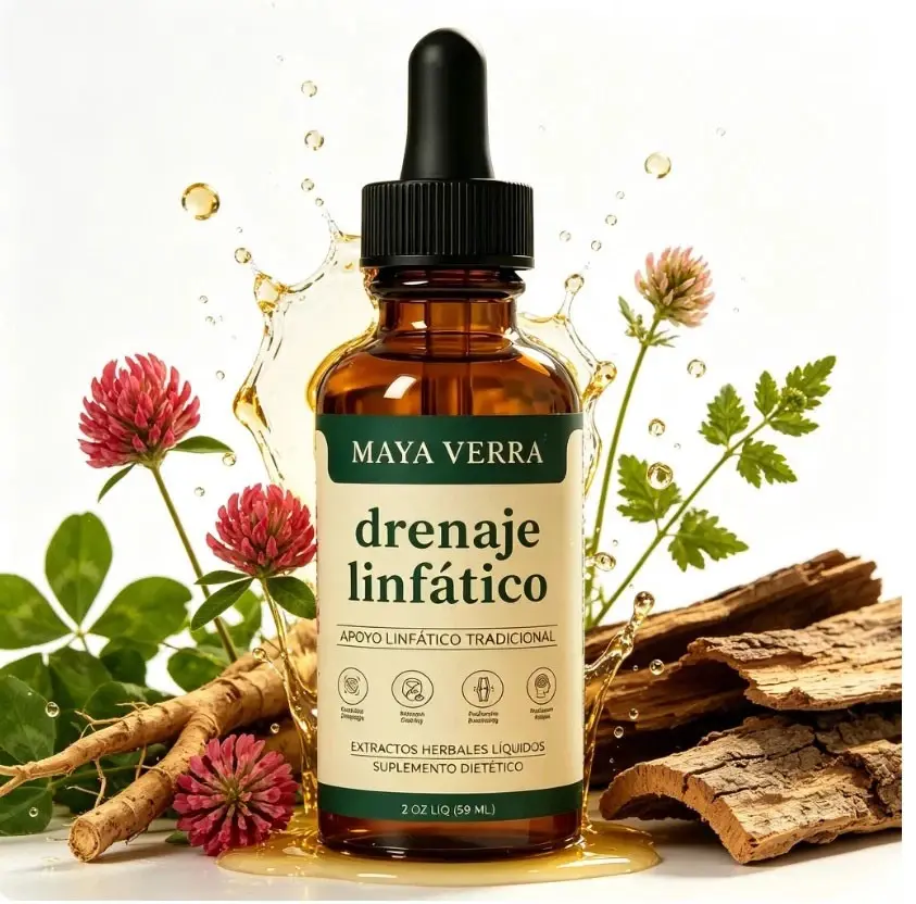 Mayaverra Lymphatic Drainage Drops – Natural Herbal Formula, Gluten-Free