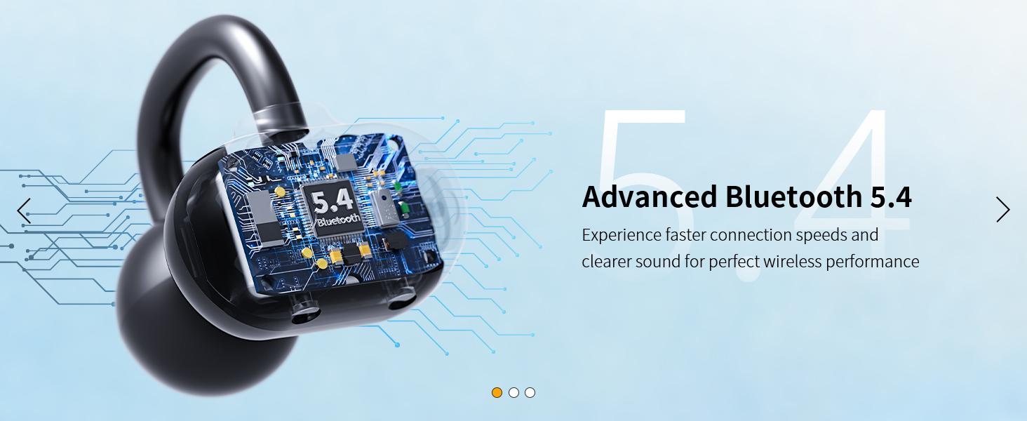 Wireless Bone Conduction Earbuds with AI Music Composition Model App IPX8 Waterproof Dustproof Headphone For Sports