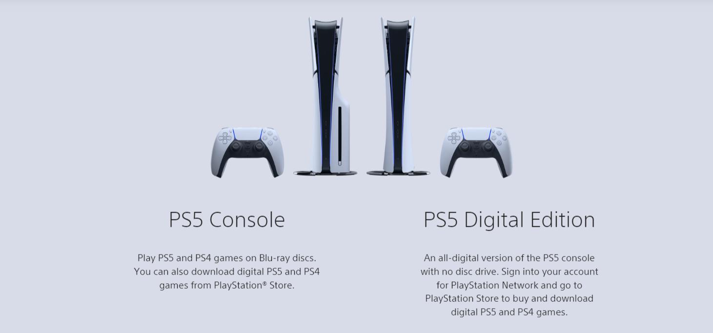 PlayStation 5 Slim - Digital Console, lightning-fast loading, haptic feedback, adaptive triggers, 3D Audio - Games PlayStation 5 Slim - Digital Console, lightning-fast loading, haptic feedback, adaptive triggers, 3D Audio - Games