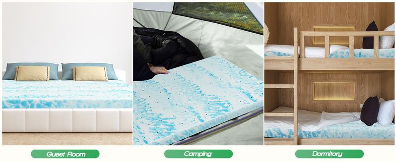 Mattress Topper Full Gel Memory Foam Mattress Topper Mattress Topper Full Gel Memory Foam Mattress Topper
