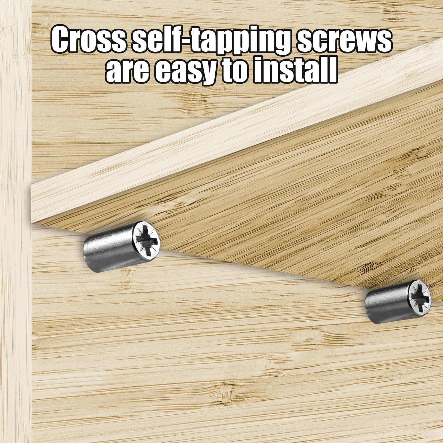 Spring Wardrobe Refresh Must-Have 40Pcs Wardrobe Cabinet Glass Partition Nails Cross Self-Tapping Screw with Rubber Sleeve Screw Plate Support Partition Bracket Sturdy Shelf