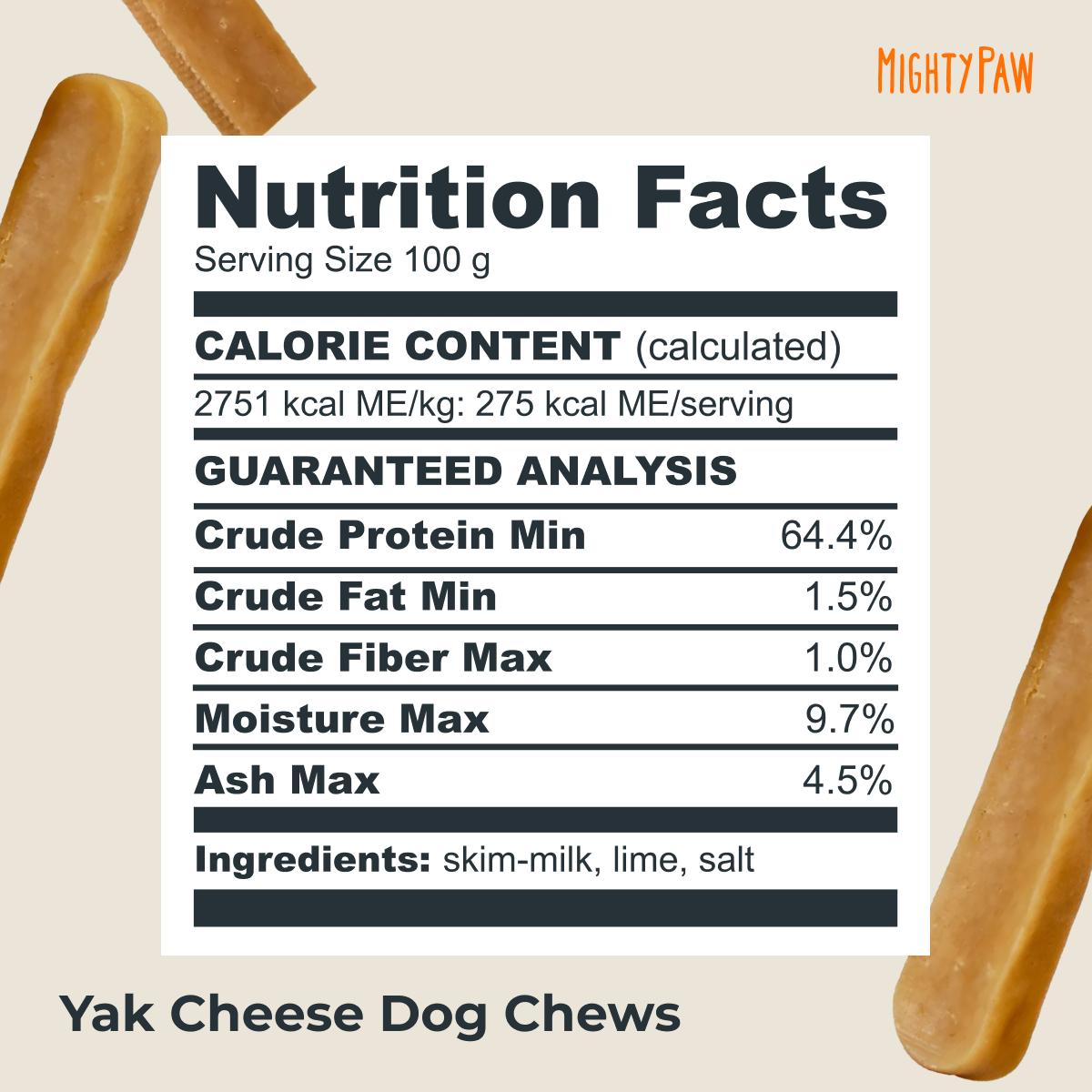 Mighty Paw Yak Cheese Dog Chews: All-Natural Treats for Your Pup Mighty Paw Yak Cheese Dog Chews: All-Natural Treats for Your Pup