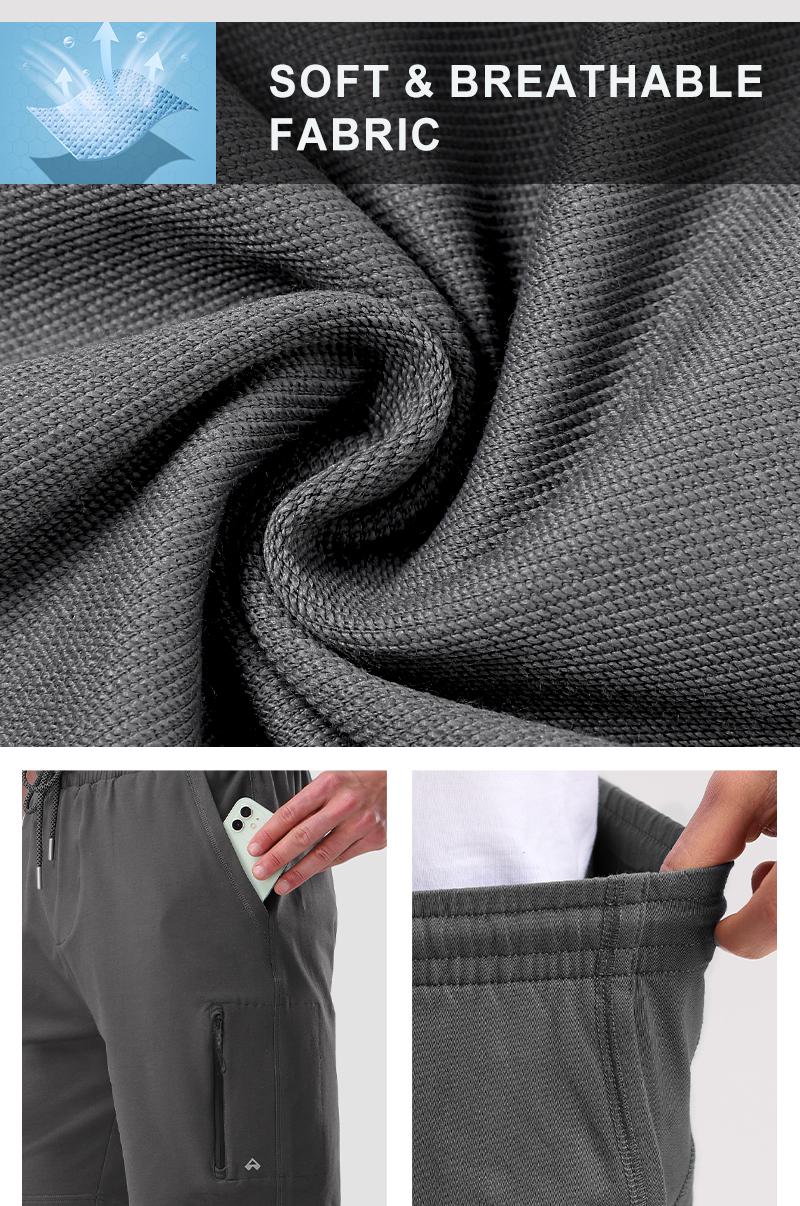 Pioneer Camp Sweat Shorts for Men 7 Inseam Cotton Athletic Casual Shorts with 4 Pockets for Gym Workout Lounge Summer Shorts