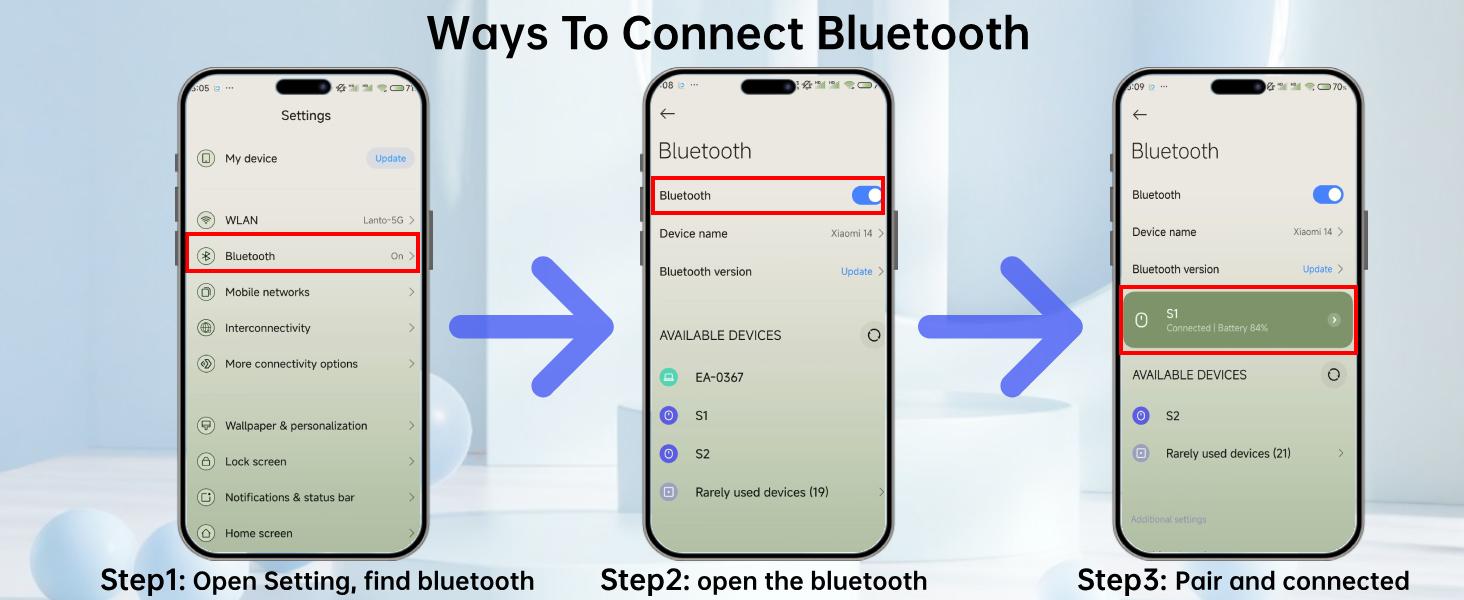 Bluetooth Screen Tapper Auto Clicker for TikTok App - Wireless Touchpad Remote Phone Tapper for iPhone & Android，Dual Device S1/S2, 2-Speed Silent Clicker