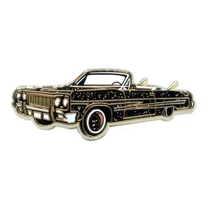 64 Impala Lowrider Lapel Pin - Black