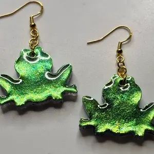 Frog Hook Earrings