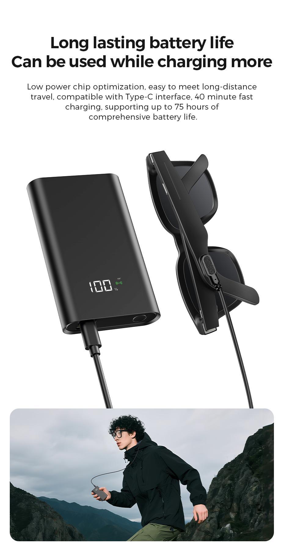 【Ivision6】 AI Smart Glasses with 800W HD Camera OpenAI Recognition, 1080P Anti-Shake Video, Real-Time Translation & Long Battery Life – Ideal for Travel, Meetings & Outdoor, Hands-Free Freedom, Innovative Tech Gift for Holidays & Special Moments Wearable