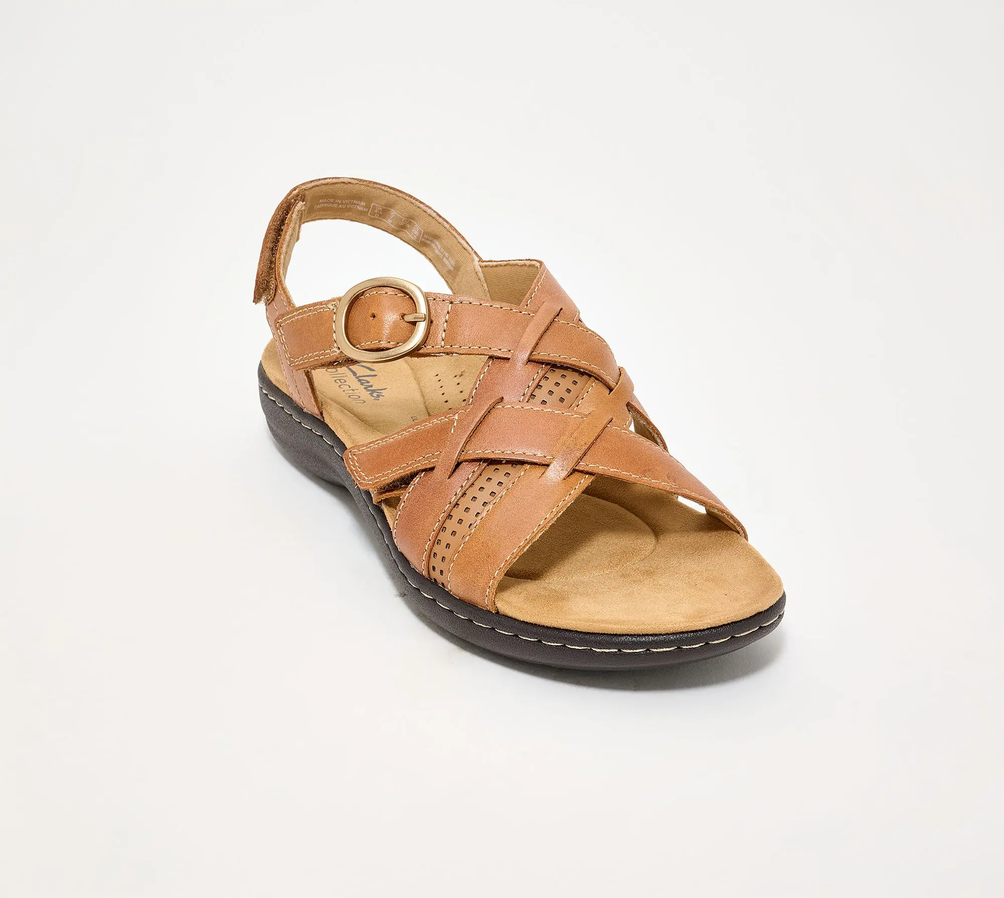 Clarks Collection Leather Sandals -Laurieann Mae
