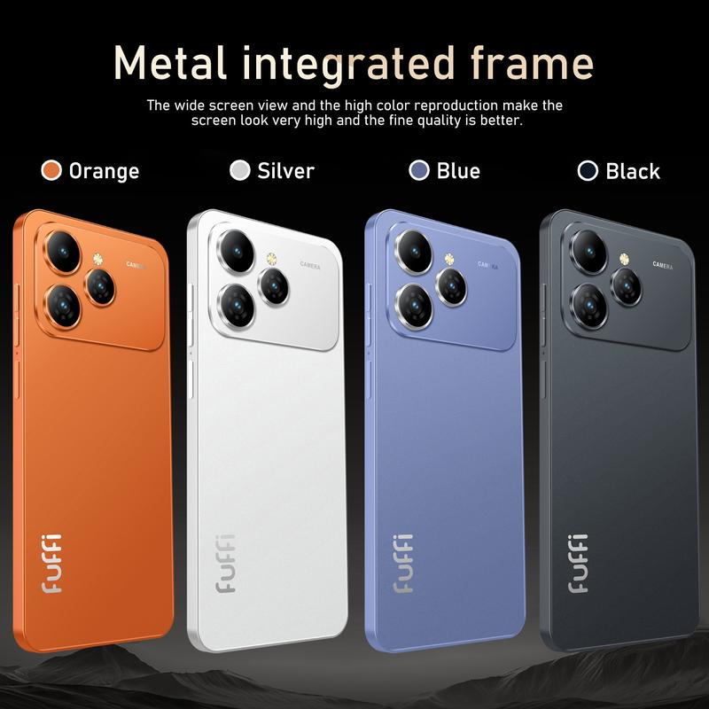 Fuffi-M17 Pro Fashion Smartphone, Global 4g Network, 6.56-Inch Large Screen, Quad-Core Processor, 3gb RAM, 32GB ROM, Dual Sim,3100mAh battery, Metal integrated frame,Android System, Touchscreen Smartphone