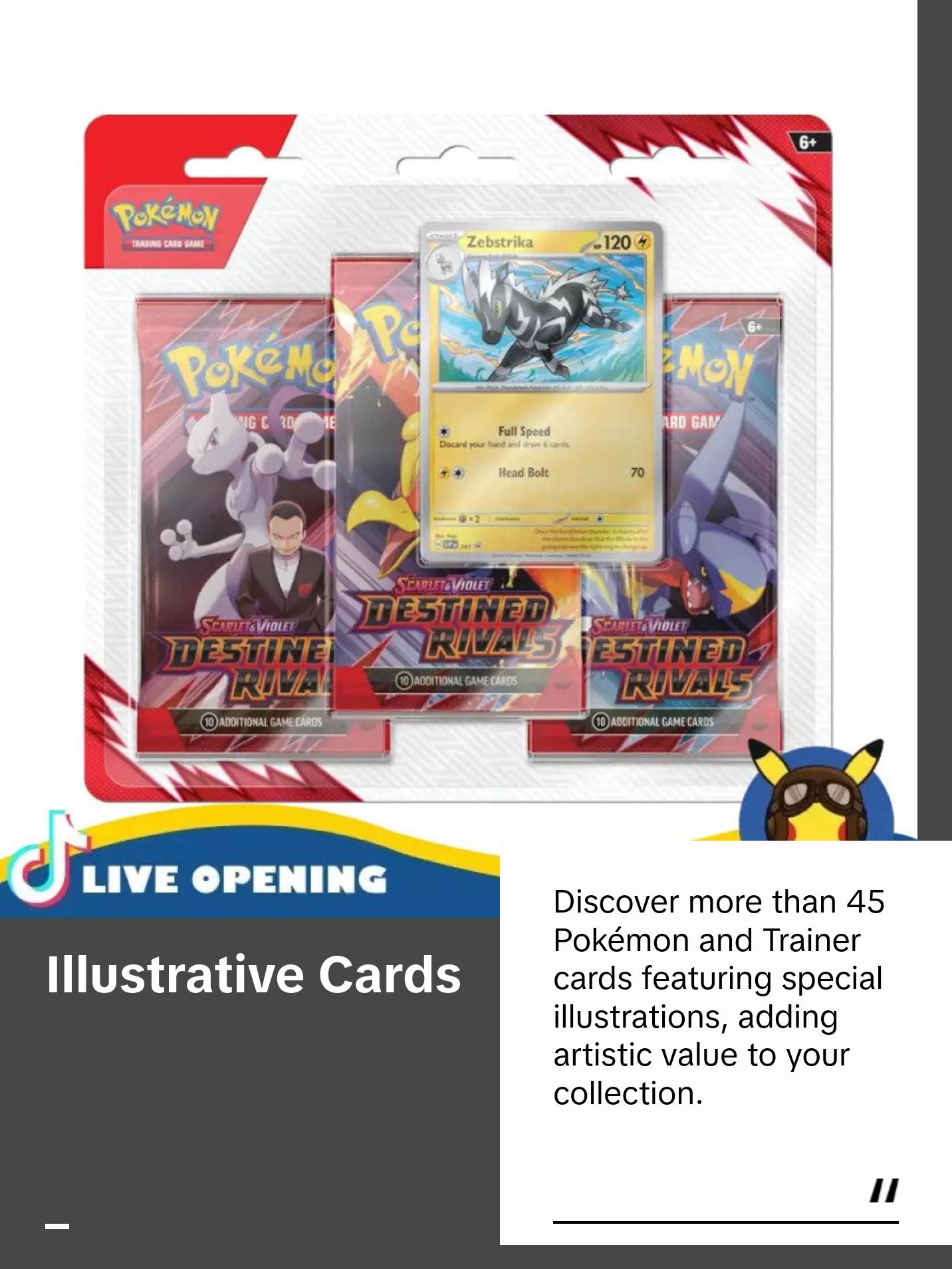 Pokemon English SV10 Destined Rivals Booster CARDS LIVE OPENING