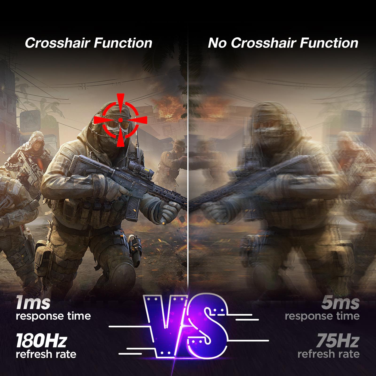 24''  165Hz 1080P Gaming Monitor - IPS, FreeSync, HDMI, VESA, Tilt Adjustable, Frameless, Speakers 165hz monitor gaming monitors Display Borderless