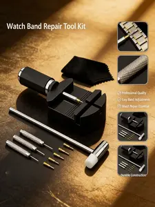 Professional Watch Repair Tool Kit - Watch Link Band Pin Remover - Repair Toolkit for Watch Band Adjustment & Bracelet Sizing