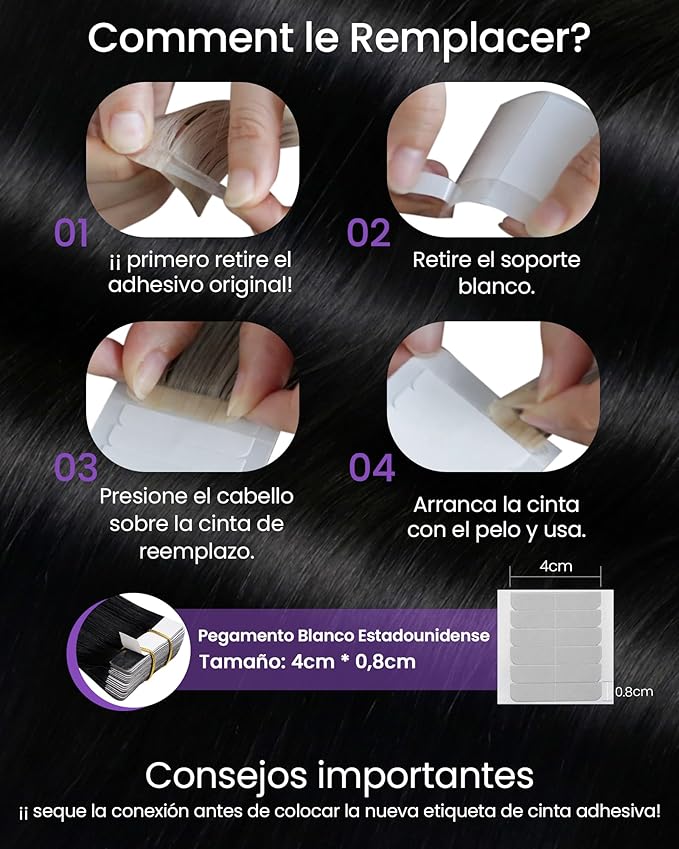 LaaVoo Tape in Hair Extensions Human Hair Highlights Solid Balayage Tape in Lightweight 20 Counts Natural Straight TikTokShopHolidayHaul SpringStatements