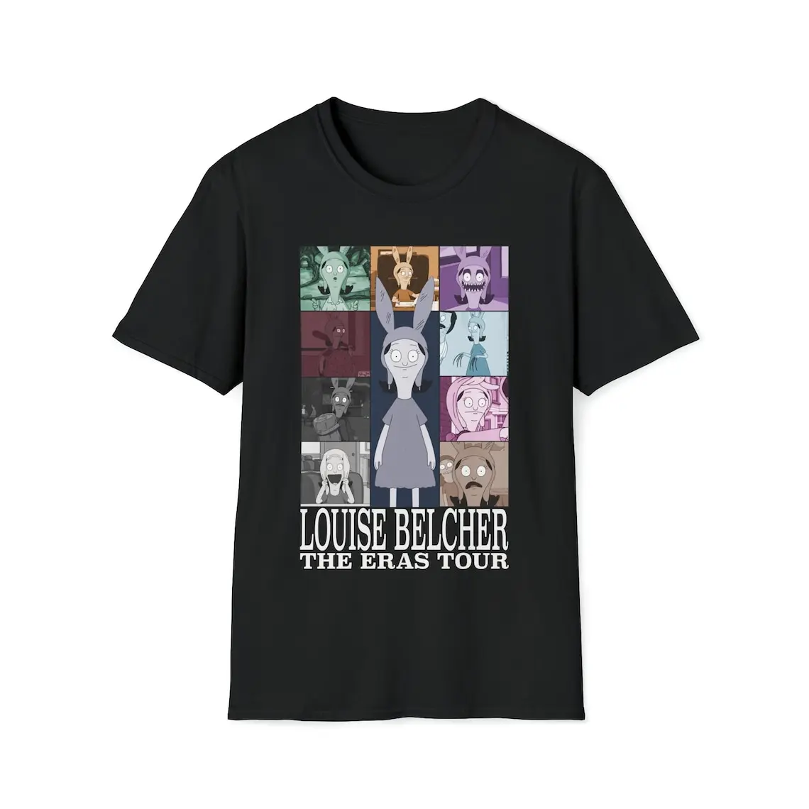 Louise Belcher The Eras Tour Shirt, Bob's Burgers Merch, Cartoon Gift, Gift for Bob's Burgers Fans, Louise Belcher Tee
