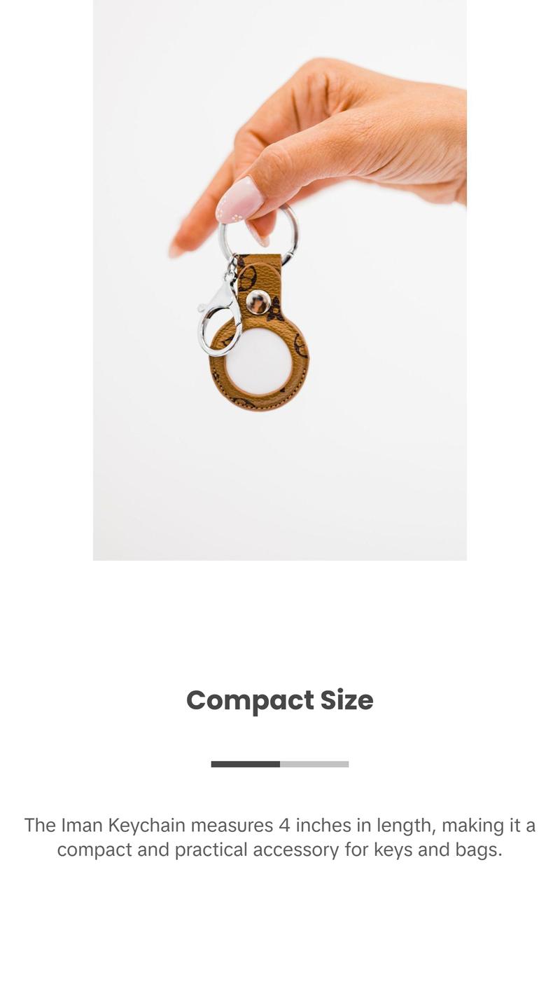 iman airtag keychain
