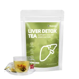 Gudcoix Liver Detox Herbal Tea | Natural Liver Support & Body Cleanse, Vegan GMO Free Supplement, 5g x 20 Bags Pack