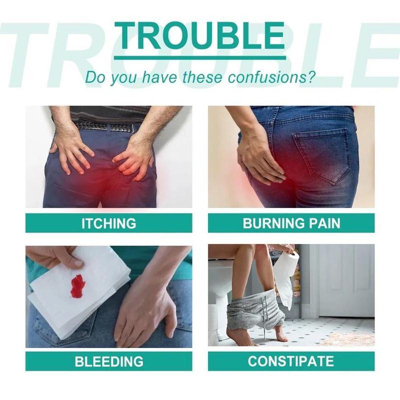 2 Pcs 50% Active Ingredients Herbal Hemorrhoids Treatment Ointment Cream, Body Care Cream for Women and Men, Itching, Burning and Discomfort Relief