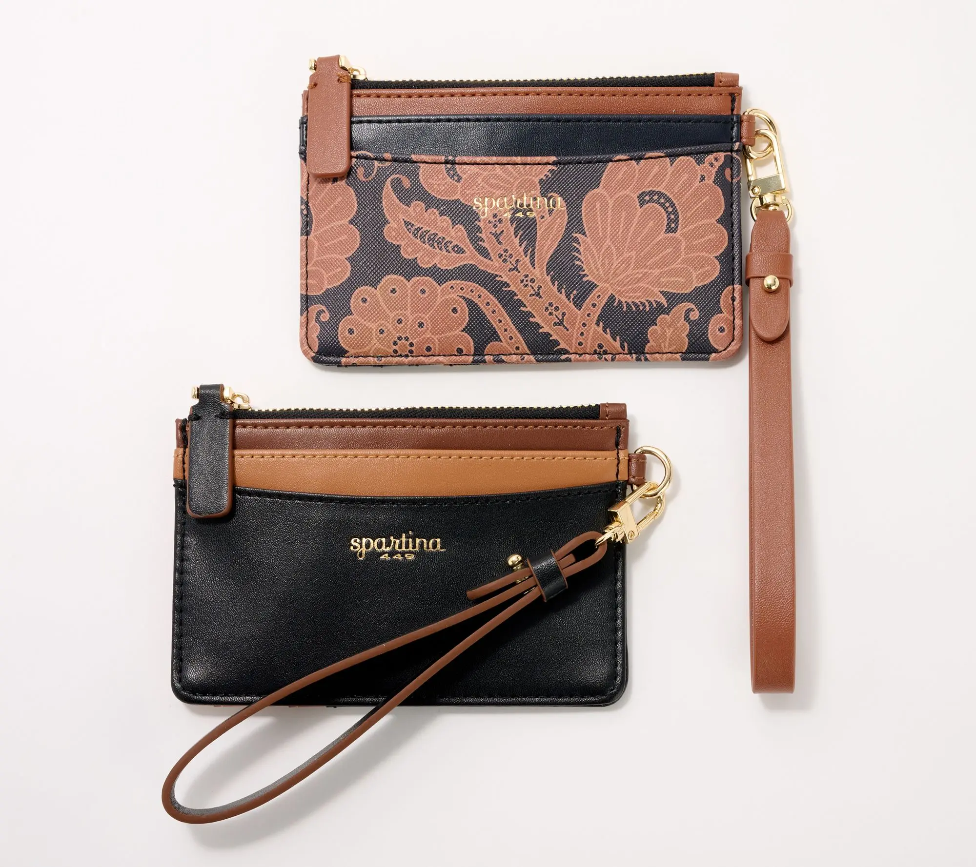 Spartina 449 Slim Card Coin Purse Duo with Wristlet Straps