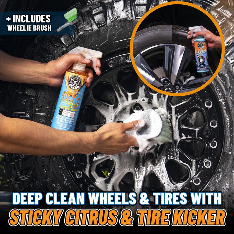 CHEMICAL GUYS All Season Arsenal Detailing Kit (15pc) – Complete Car Cleaning Kit for Interior & Exterior | Foam Cannon, Car Soap, Tire Shine, Wheel Cleaner, Microfiber Towels, Protectants & More