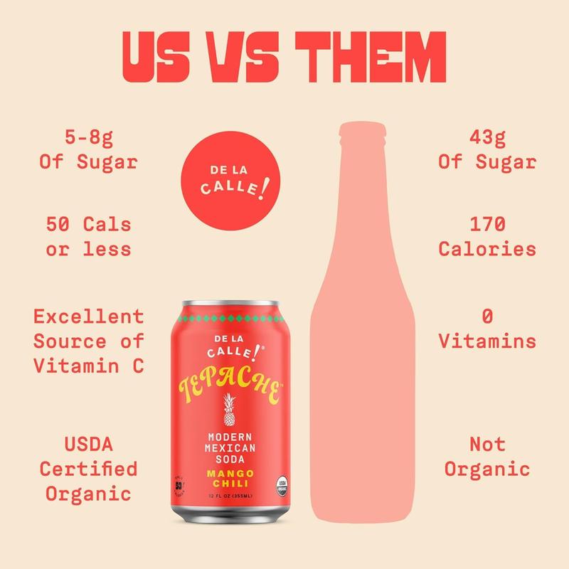 Modern Mexican Soda - Mixta Variety Pack - Craft Fermented Pineapple Sparkling Beverage - Certified Organic, Antioxidant Rich, Non-Alcoholic, Healthy Soda, Low Sugar, Low Calorie, Non-GMO