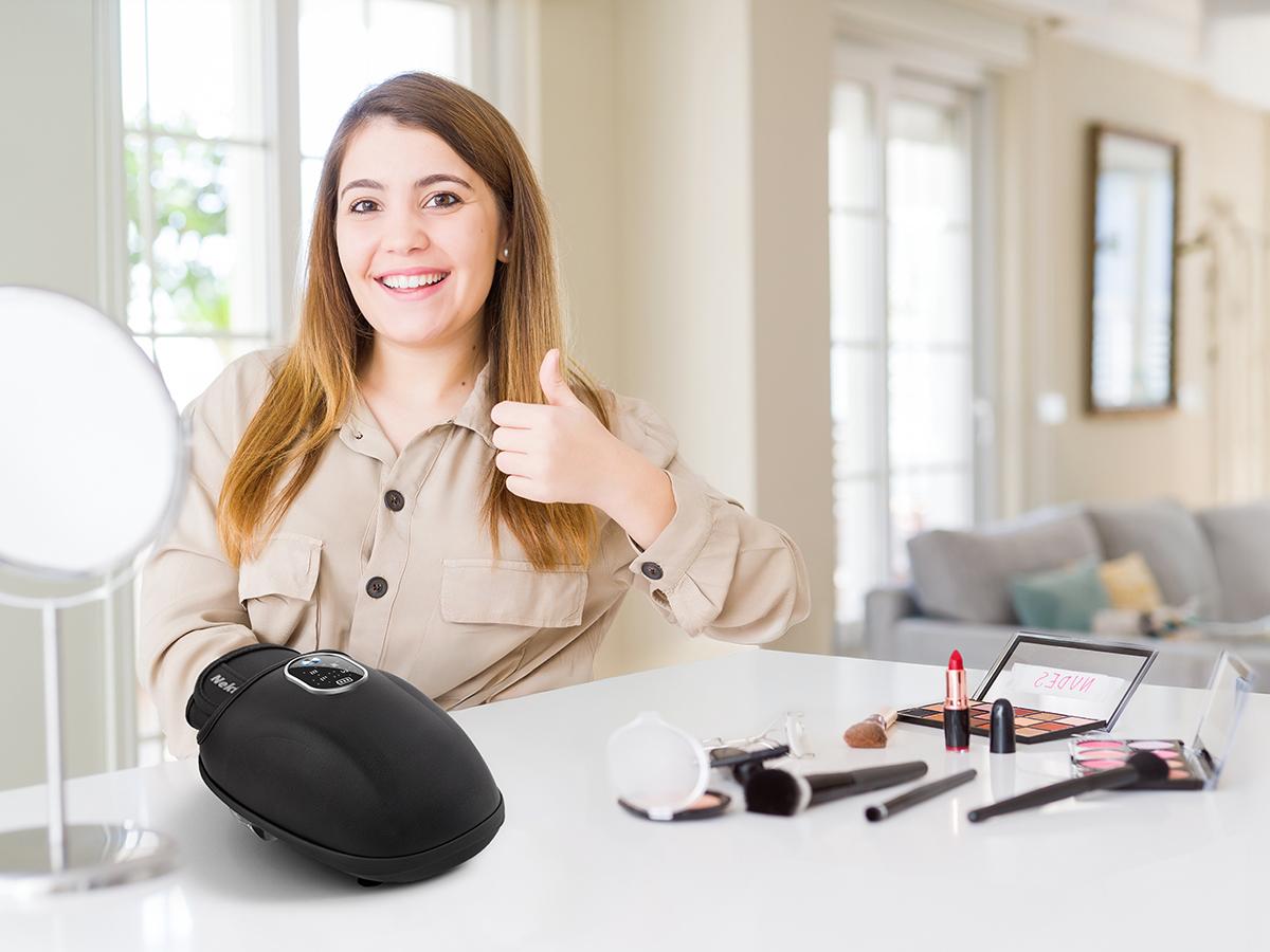 Nekteck Hand Massager with Heat and Compression, 6 Massage Mode, Massage for Wrist, Palm and Finger, Gifts for Women Men (Rechargeable) Nekteck Hand Massager with Heat and Compression, 6 Massage Mode, Massage for Wrist, Palm and Finger, Gifts for Women Men (Rechargeable)