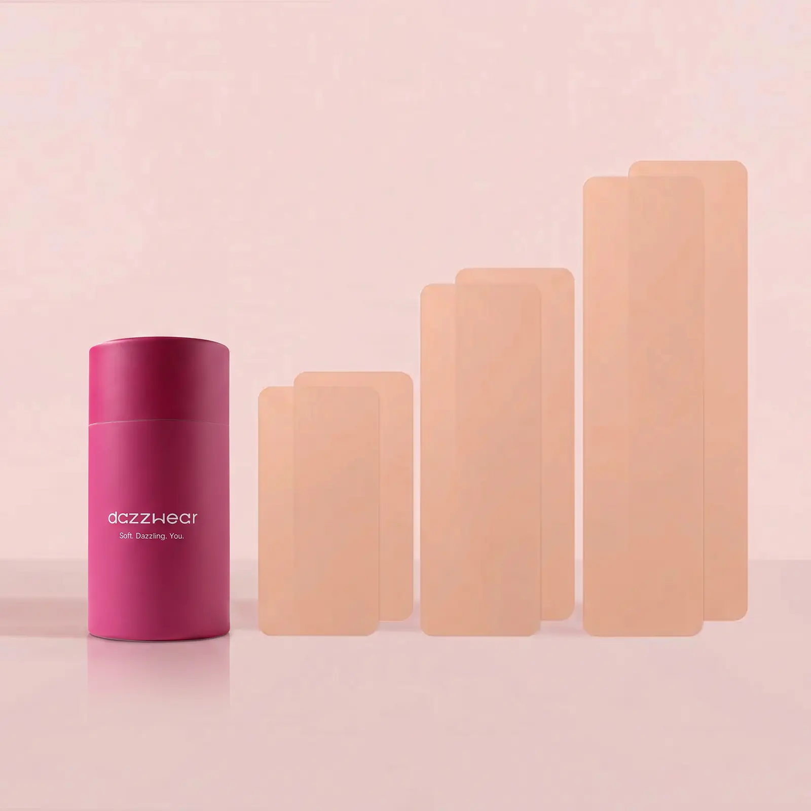 Dazzwear Boob Tape -  The Easy-to-Use, Better-for-You Pre-cut Skin-Friendly Silicone Boob Tape