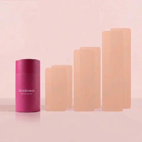 Dazzwear Boob Tape -  The Easy-to-Use, Better-for-You Pre-cut Skin-Friendly Silicone Boob Tape