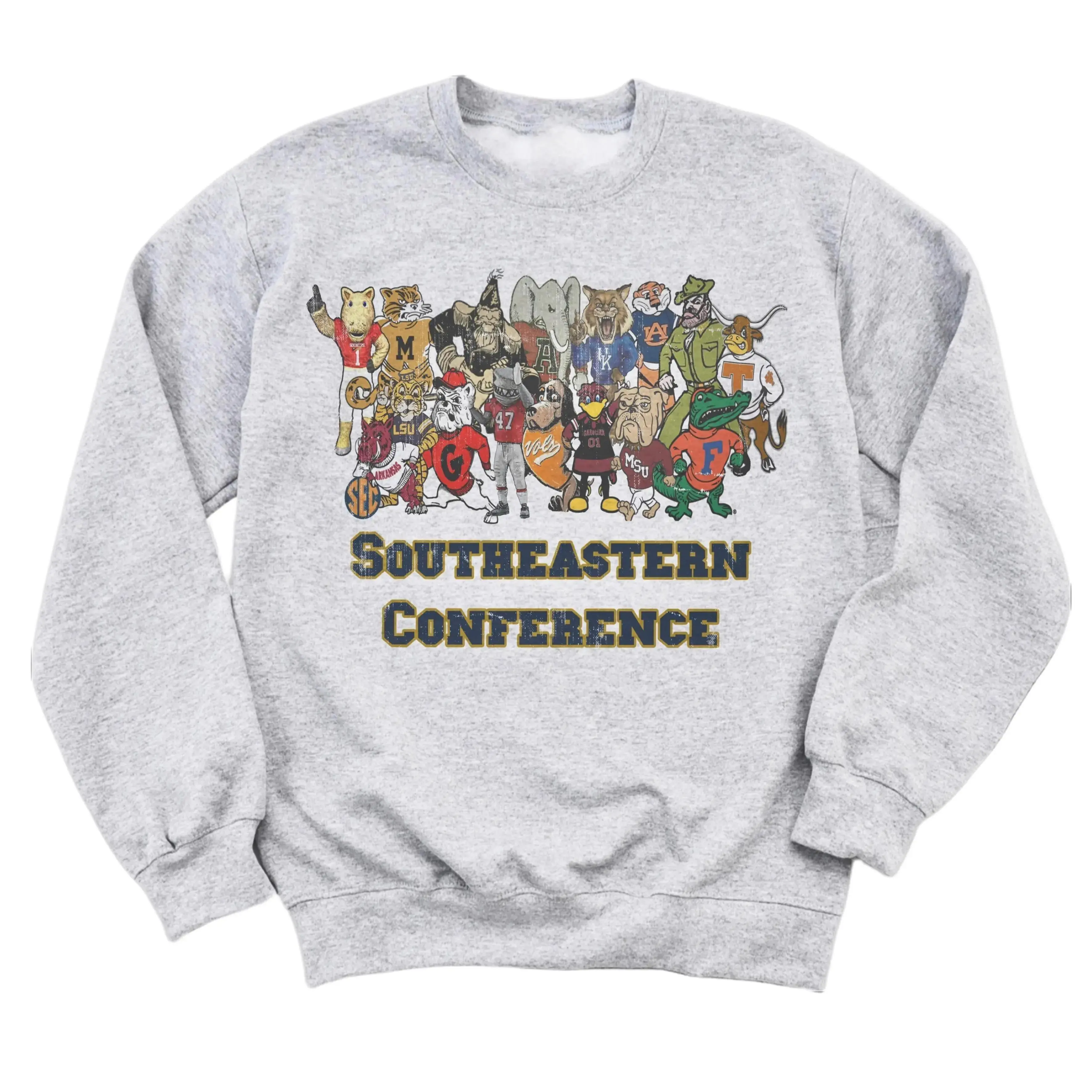 Southeastern Conference Mascot Sweatshirt - Full Color Graphic Hoodie & T-Shirt, Comfortable Soft Apparel for Women Tshirt, Hoodie and Sweatshirt