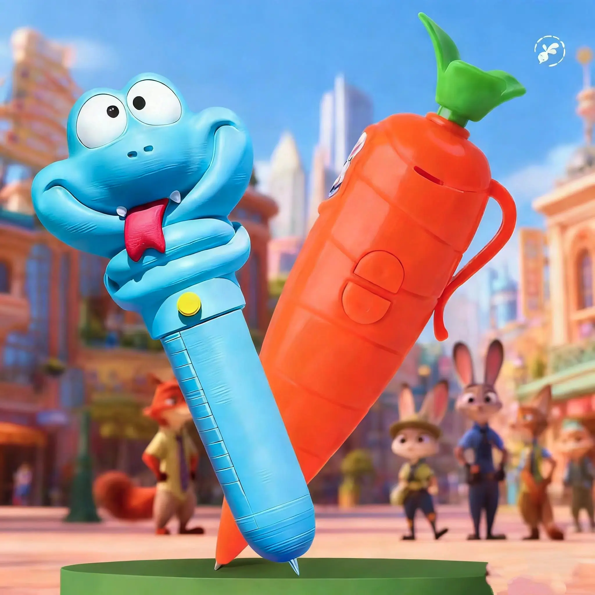 【Easter Gift】 Disney Zootopia Judy Hopps Carrot Voice Recorder Toy With Gary Snake Cute Cartoon Recording Toy Spring New#Summervibes