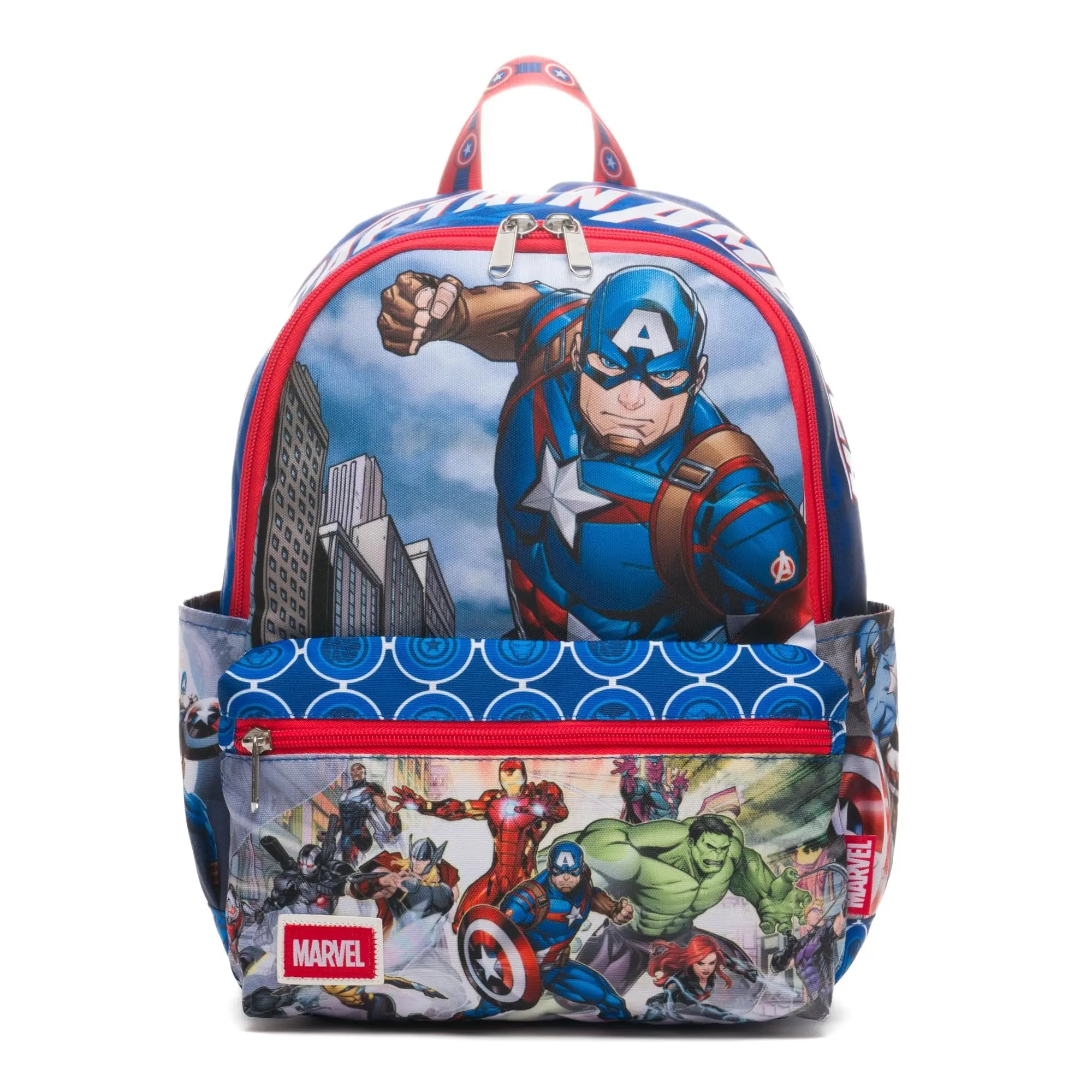 Unisex Casual Nylon Backpack - 13-Inch Graphic Print Zip Daypack with Multiple Pockets, Adjustable Straps, School Bag, Bag Backpack, Bag Design Backpack, School Backpacks