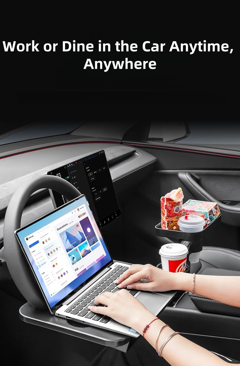 MSTARKE 2-in-1 Steering Wheel Desk-Steering Wheel Tray Table with Seat Gap Filler Organizer Car Food Tray for Driver Car Desk for Laptop & Eating Tesla Model 3 Model Y Accessories Fits Most Vehicles Steering Wheels MSTARKE 2-in-1 Steering Wheel Desk-Steering Wheel Tray Table with Seat Gap Filler Organizer Car Food Tray for Driver Car Desk for Laptop & Eating Tesla Model 3 Model Y Accessories Fits Most Vehicles Steering Wheels