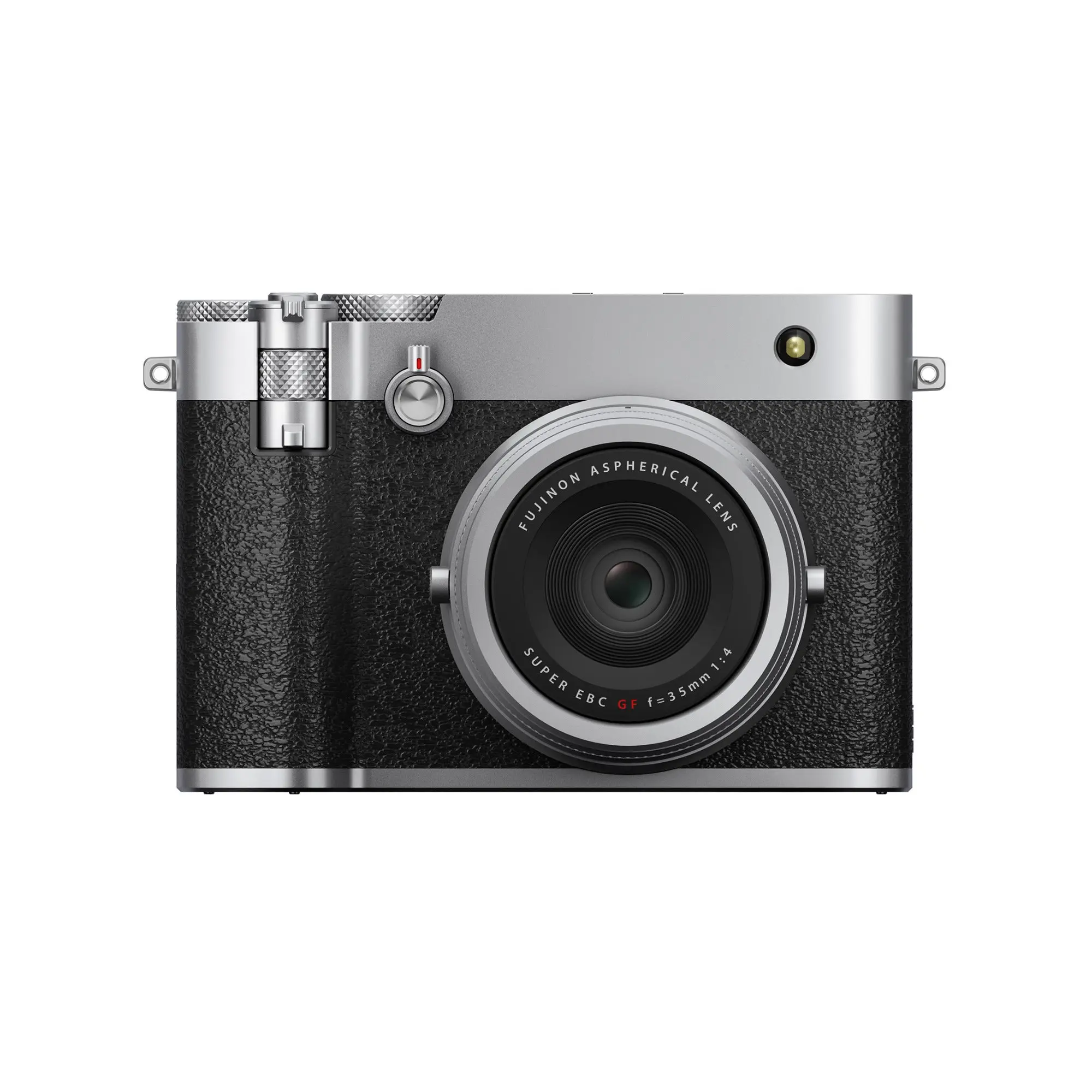 Fujifilm GFX100RF Rangefinder-Style Large Format Mirrorless Camera (Silver) - 102-Megapixel Sensor, 16-Bit Raw, Offset View, 35mm Lens, Portable Compact Aluminium Body, 735g, Film Sims, Teleconverters Compatible, Black & White Support, 20cm Close Focus