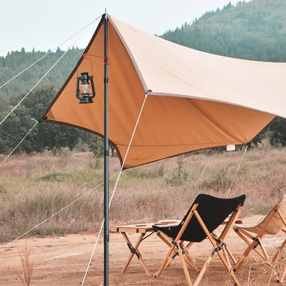 [tiktokmademebuyit] Adjustable Carbon Fiber Tarp Poles,Telescopic Tent Support Poles for Canopies,Awnings & Sun Shades,Portable Lightweight Tarp Pole Set of 2 for Camping,Hiking,Backpacking & Outdoor Adventures Essentials