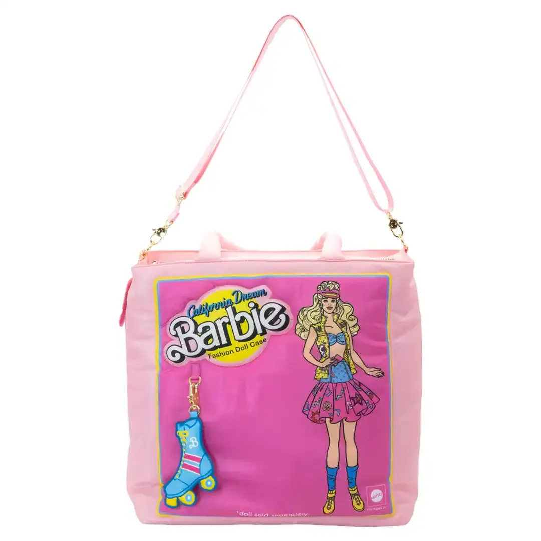 Whatever Makes You Happy Barbie California Dreamin' Carrying Case Puffy Tote Bag